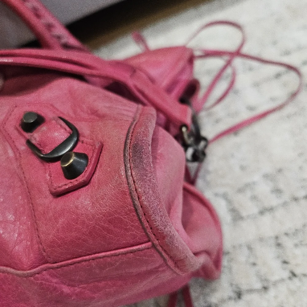 Balenciaga Hot Pink City Bag - Picture 8 of 16